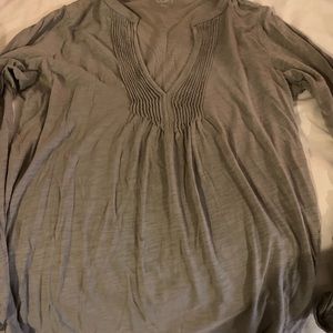 Never worn long sleeve gray tunic